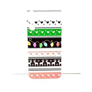 Galaxy S22 Plus Christmas Sweater Pattern Deer Lights Hearts Phone Case